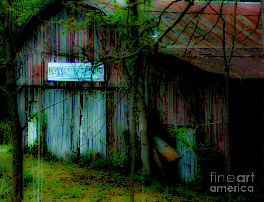 Old Red Barn Digital Art by Kris Napier - Fine Art America