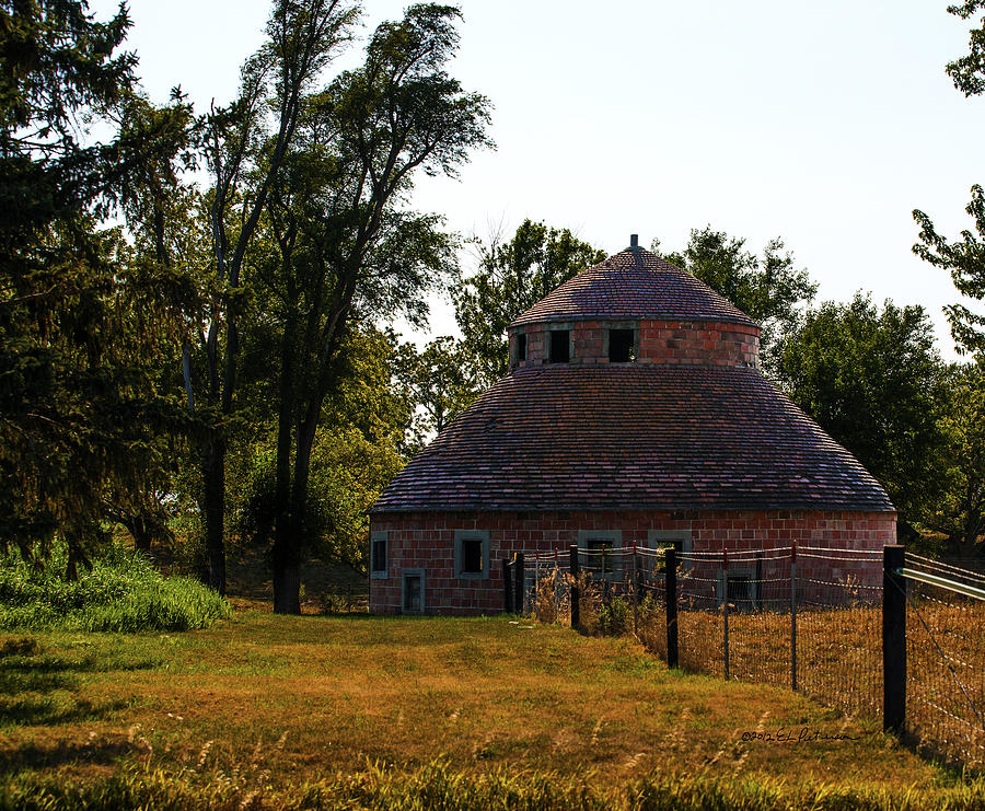 Old Round Barn Photograph by Ed Peterson