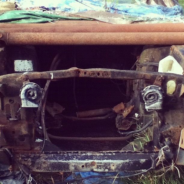 Car Photograph - #old #rusty #car I Saw by Tyler McGath