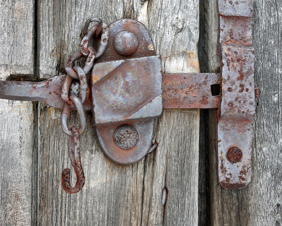 Old rusty lock Photograph by Gord Patterson - Fine Art America