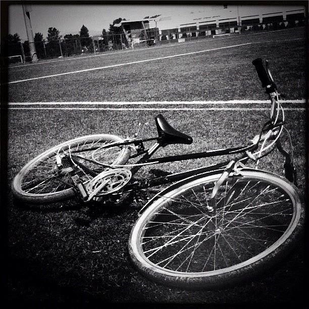 Bicycle Photograph - #old #school #bike #bicycle #black #and by Kee Yen Yeo