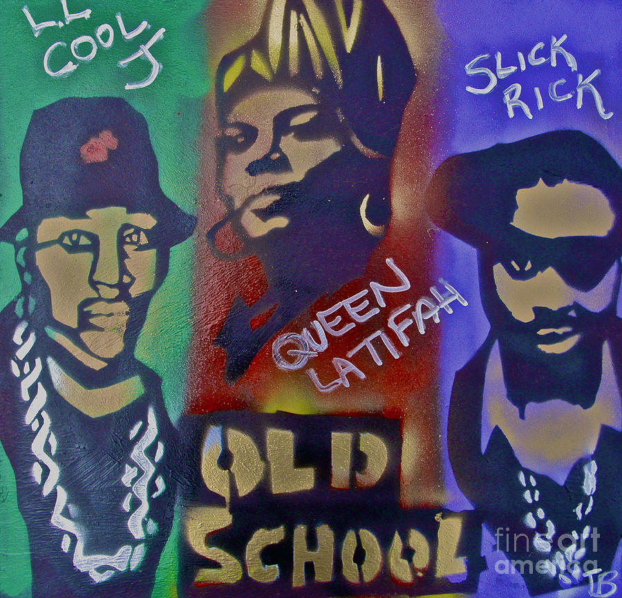 Old School Hip Hop Painting By Tony B Conscious