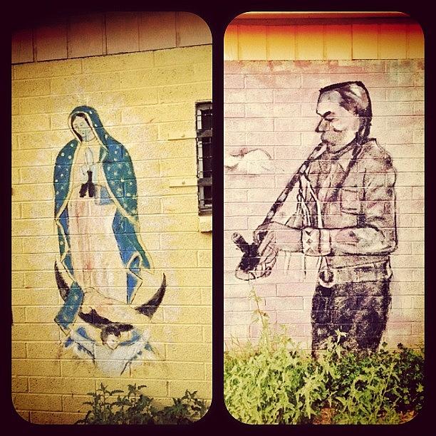 Phoenix Photograph - Old School Work #streetart #graffiti by CactusPete AZ