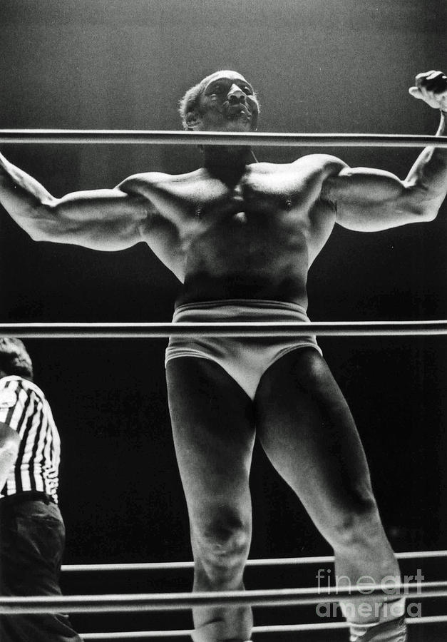 Old School Wrestling from the Cow Palace with Earl Maynard Photograph by Jim Fitzpatrick