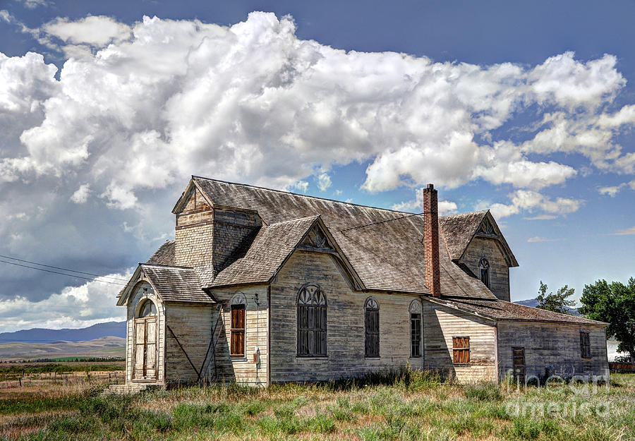 Old Schoolhouse - Ovid - Idaho Photograph by Gary Whitton