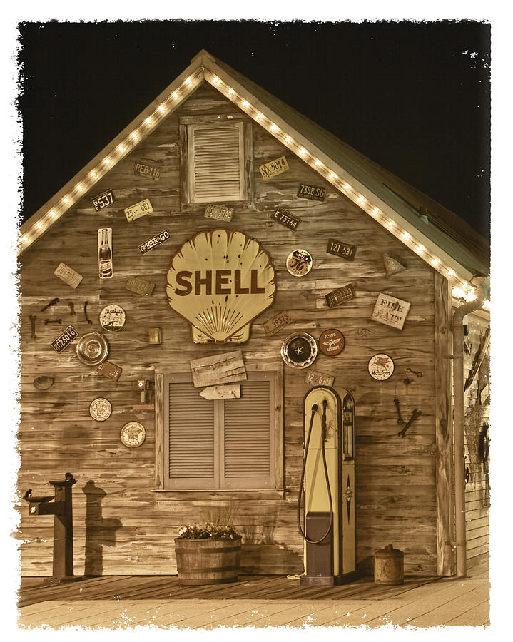 Old Shell Station Photograph by Betty Eich