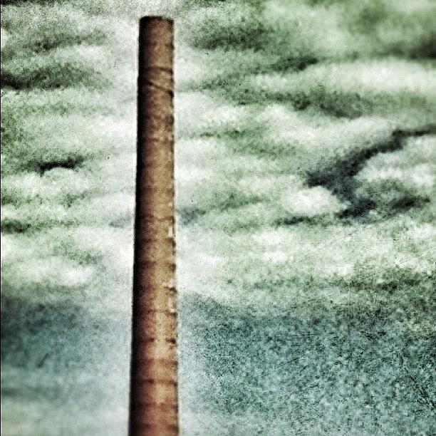 Brick Photograph - Old Smoke Stack In Rock Hill, Sc by Aaron Justice