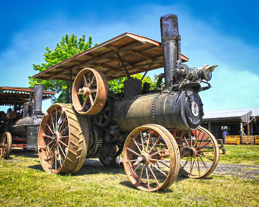 Old Steam Engine Photograph by Steve McKinzie