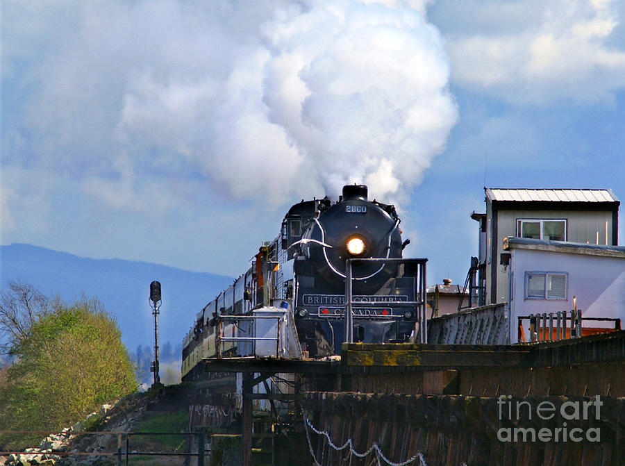 Old Steam Train  Photograph by Randy Harris