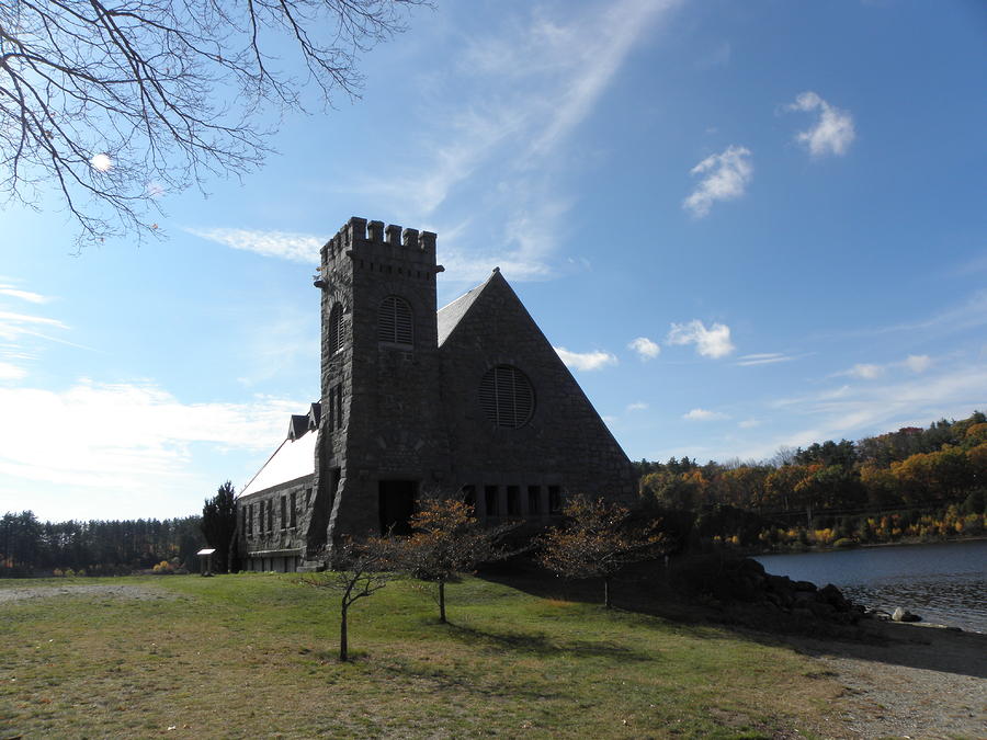Old Stone Church in New England Photograph by Kim Galluzzo