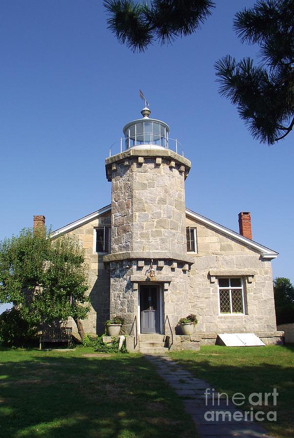 Old Stonington Lighthouse Photograph by Michelle Welles