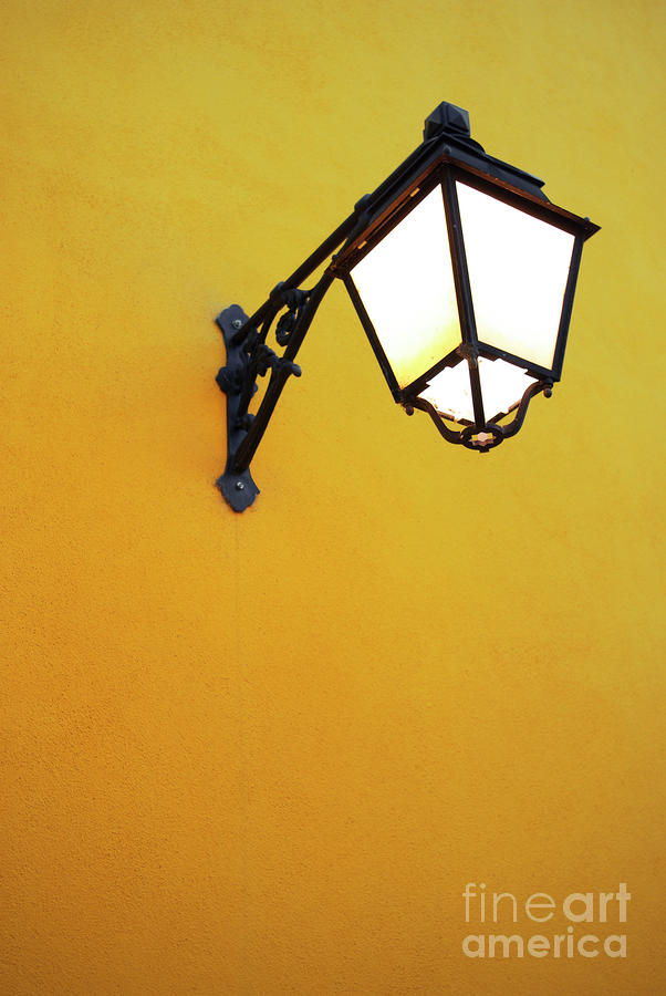 Space Photograph - Old Street Lamp by Carlos Caetano