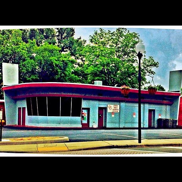Fastfood Photograph - Old Style Hardees  #northcarolina #jj by Stephanie Thomas