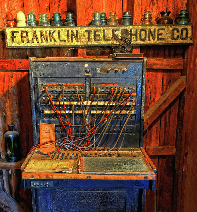 Old Switchboard Photograph by Dave Mills