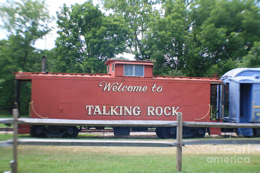Old Talking Rock train Photograph by Sherrie Winstead