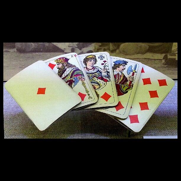 Old Photograph - Old Texas Playing Cards by Clifford McClure