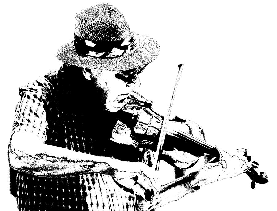 Old Time Fiddle Player No.560 Photograph by Randall Nyhof