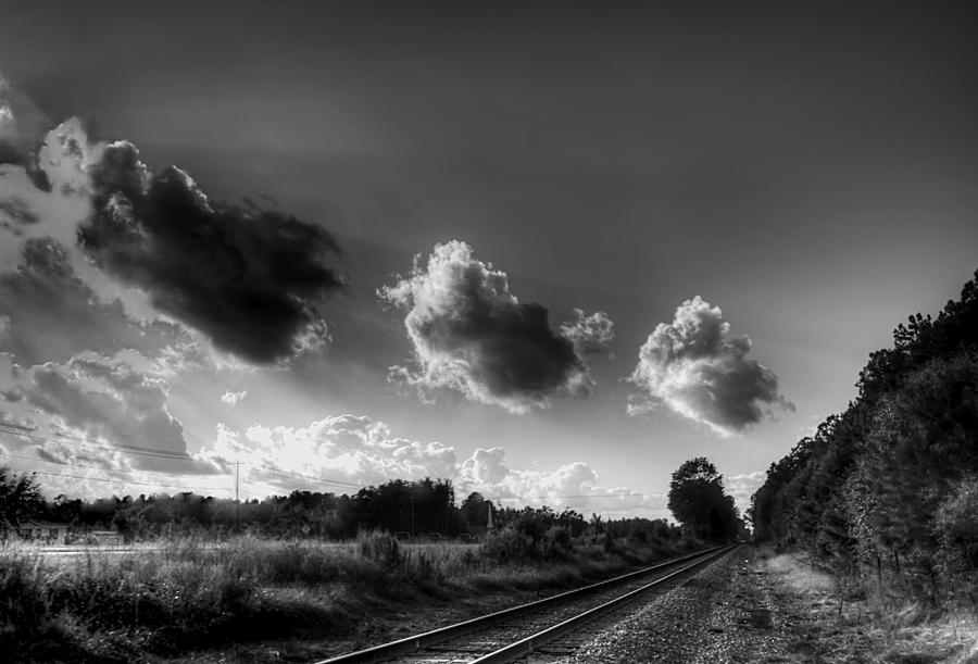 Tree Photograph - Old Time Railway by David Paul Murray