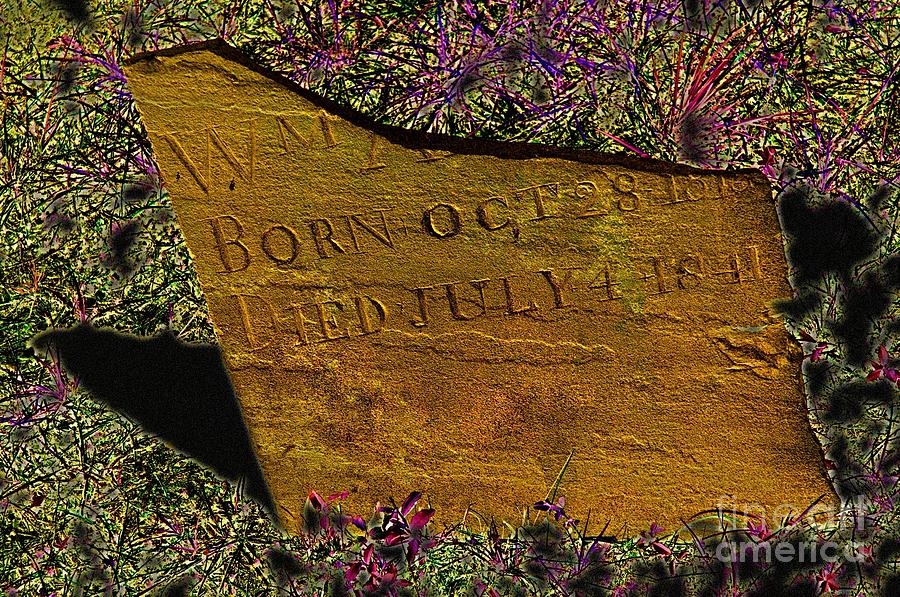 Old-time Tombstone Photograph by Susan Carella