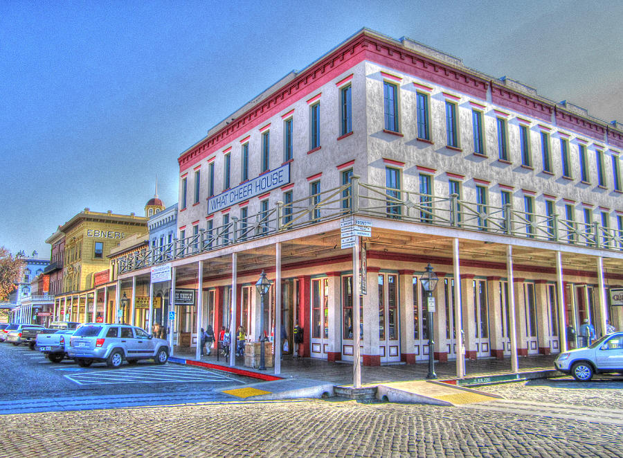 Street Corner Photograph - Old Towne Sacramento by Barry Jones Street Corner Photograph - Old Towne Sacramento by Barry Jones