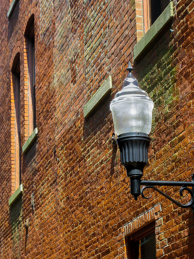 Old Towne Wall Photograph by Debbie Karnes