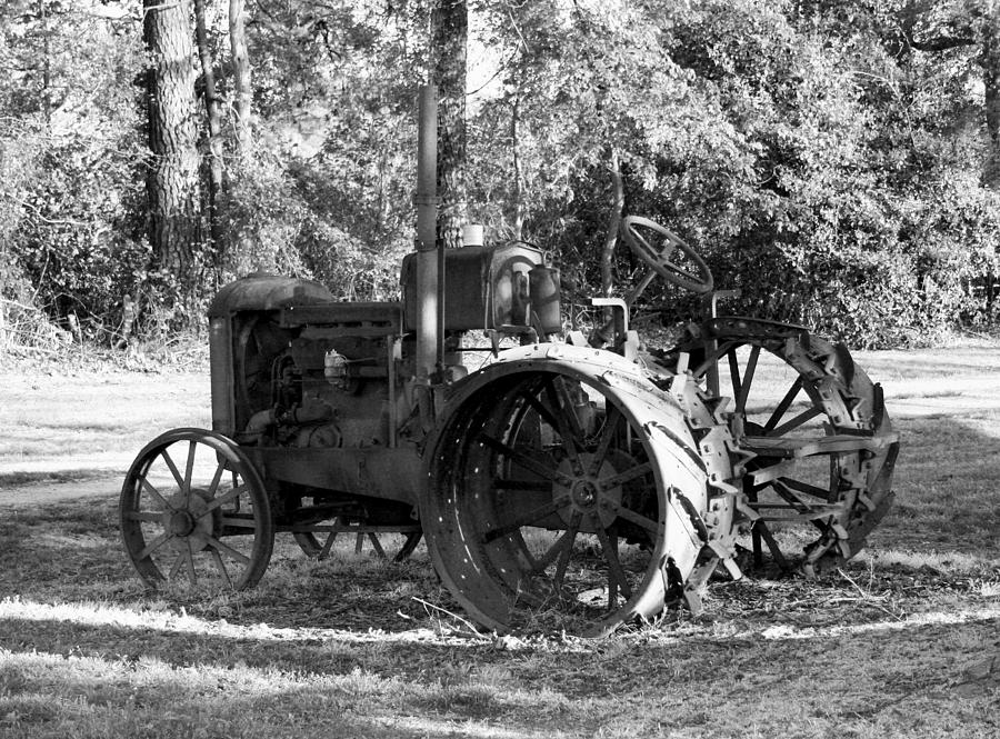 Old Tractor Photograph by Karen Harrison Brown