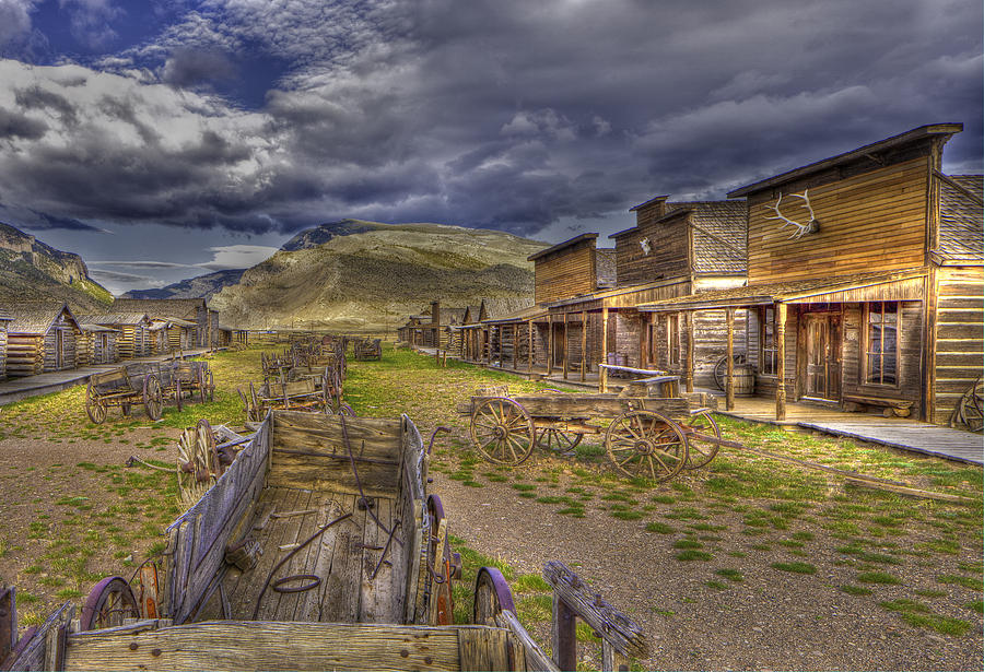 Old Trail Town Photograph by David Jefferis