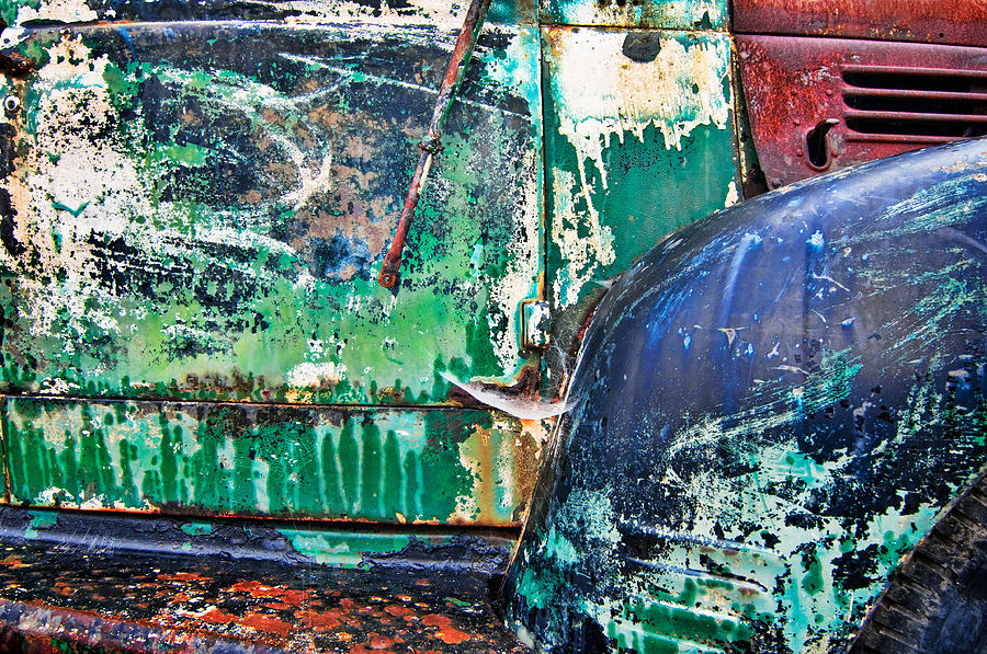 Abstract Photograph - Old Truck Abstract by Tim Fleming