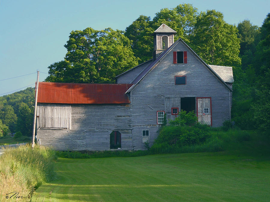 Old Vermont Barn Photograph by Nancy Griswold