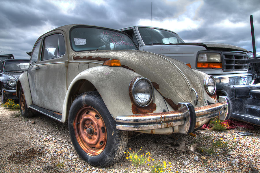 Old Vw Beetle Photograph