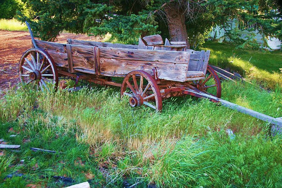 Old Wagon Photograph by John Handfield