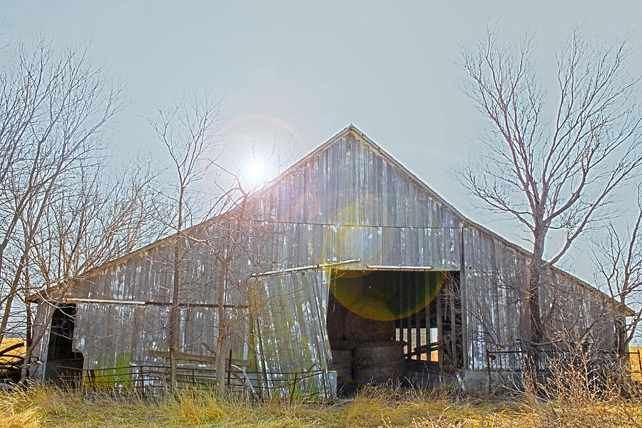 Old Weathered Barn Photograph by Barbara Dean