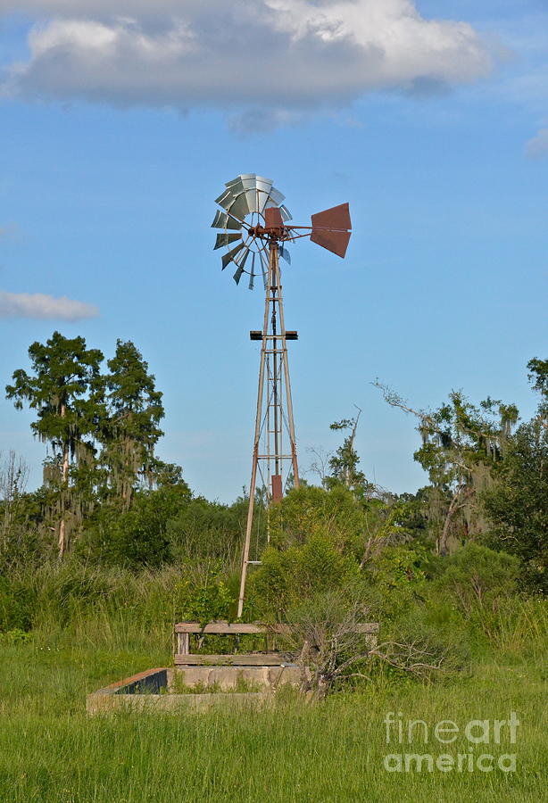 Old Windmill Photograph by Carol  Bradley