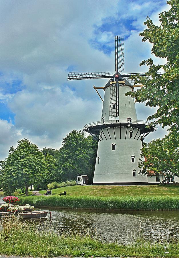 Old windmill in Holland Photograph by Lauren Serene