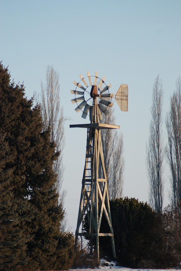 Old Windmill Photograph by Wanda Jesfield