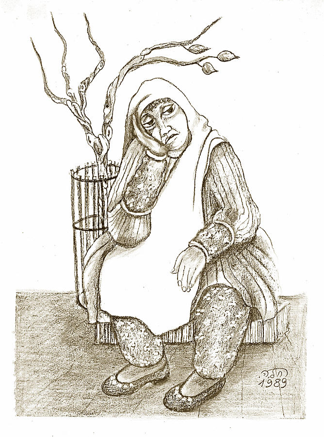 Featured image of post Sad Old Woman Sketch Sad lonely pensive old senior woman stock photoby dundanim171 3 941