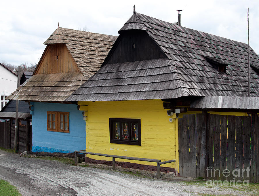 Old wooden homes Photograph by Les Palenik