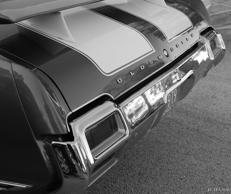 Car Photograph - OLDS CS in BLACK AND WHITE by Rob Hans