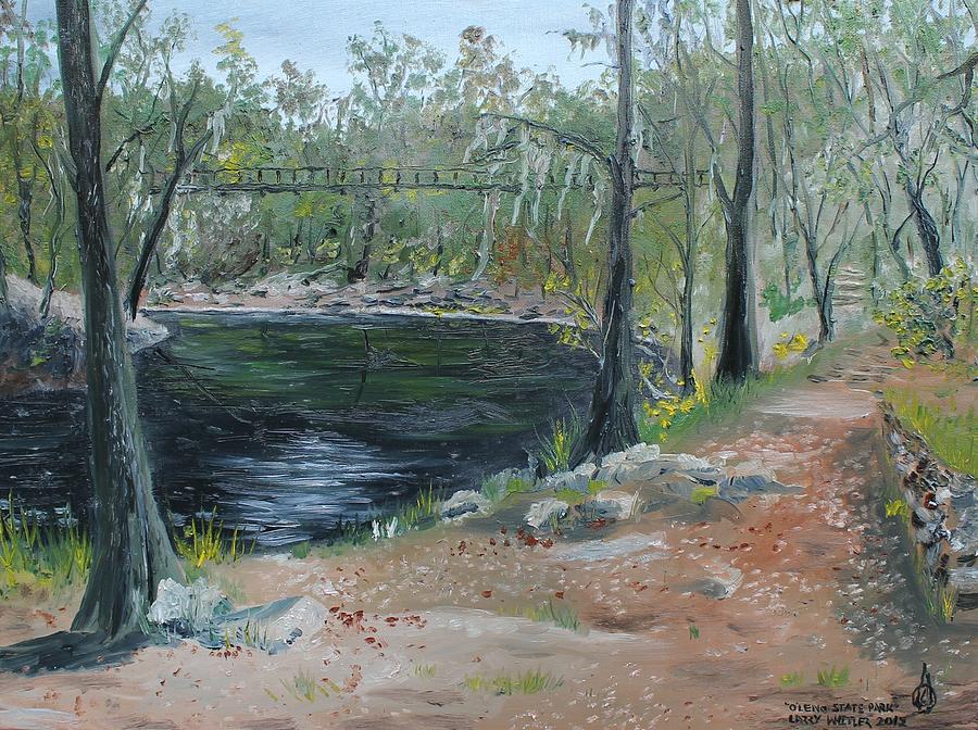 OLeno State Park Painting by Larry Whitler