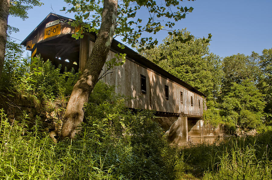 Olins Road Covered Bridge Photograph by At Lands End Photography