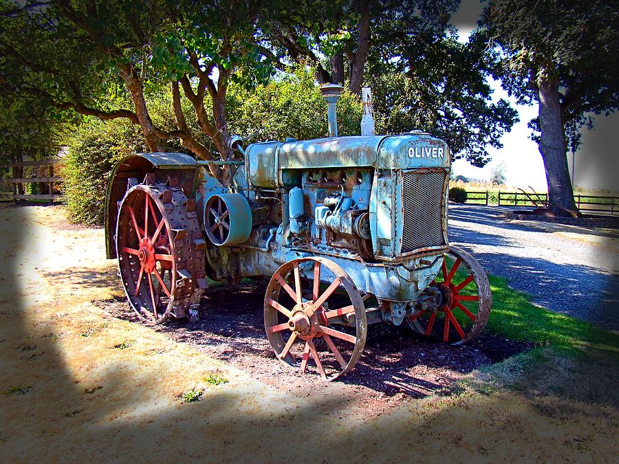 Oliver Tractor Photograph by Nick Kloepping