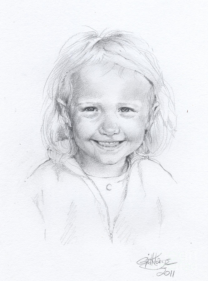 Olivia Drawing by Gill Kaye - Fine Art America