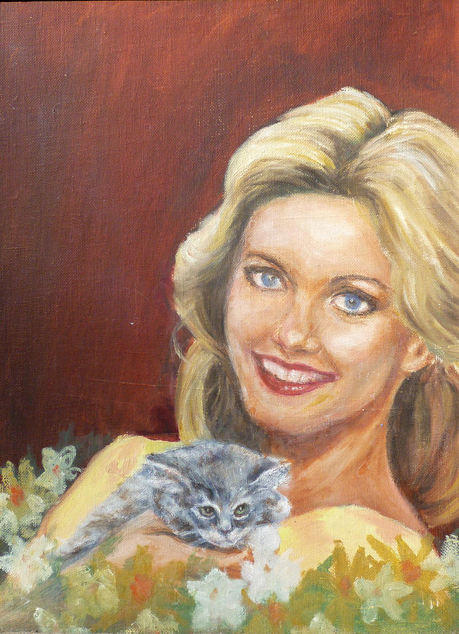 Olivia Newton-John Painting by Bryan Bustard