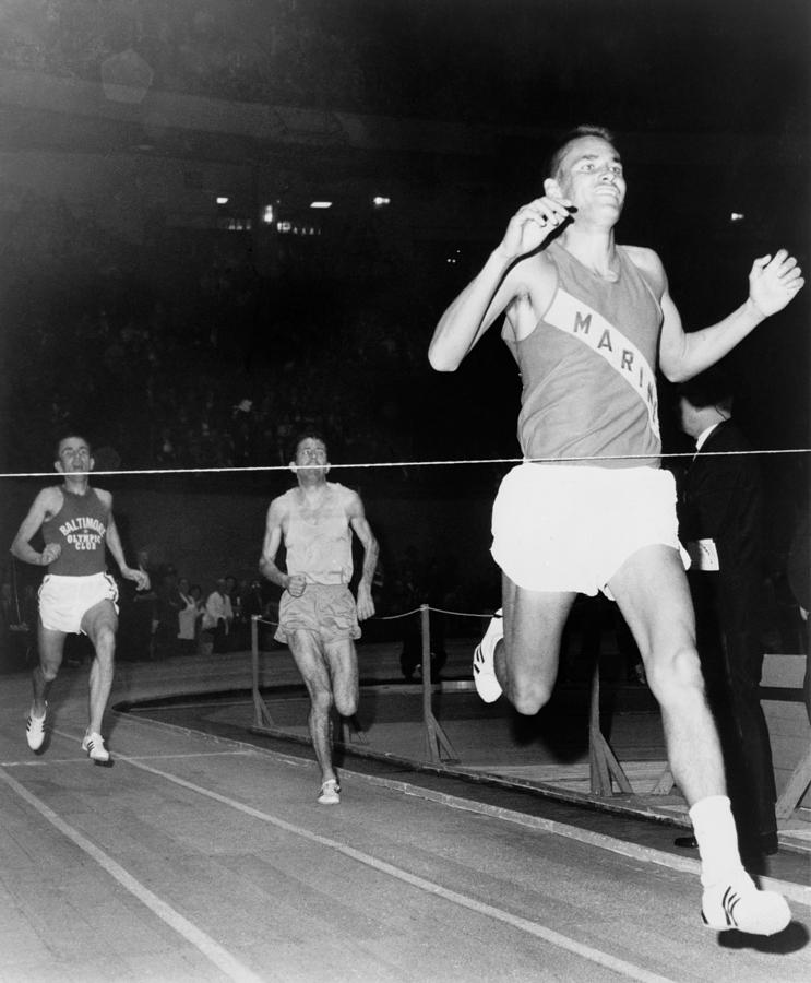 Olympic Champion, Billy Mills, Wins Photograph by Everett