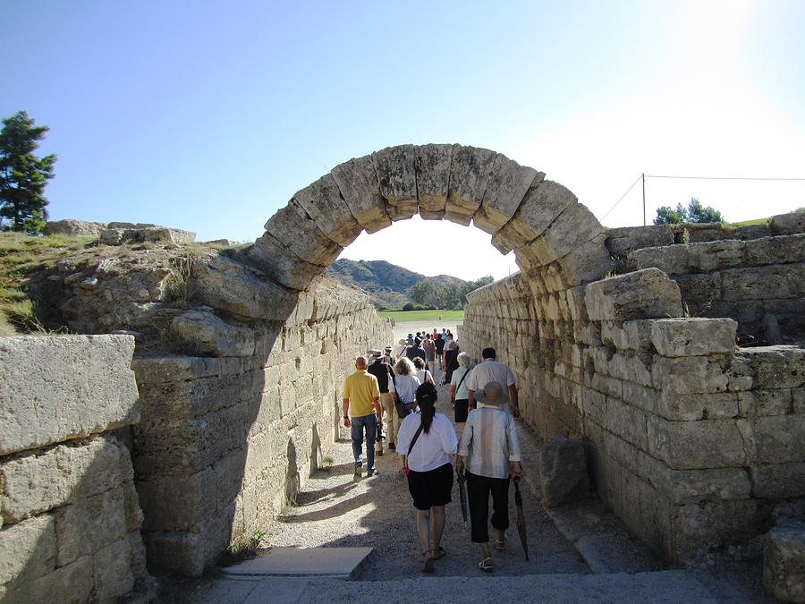 Olympic Stadium in Olympia Greece Photograph by John Shiron