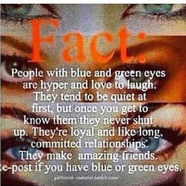Omg So True About Me!!! I Have Blue And Photograph by Abby  Maxwell