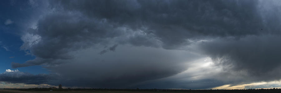 Ominous Clouds Edmonton Photograph by David Kleinsasser