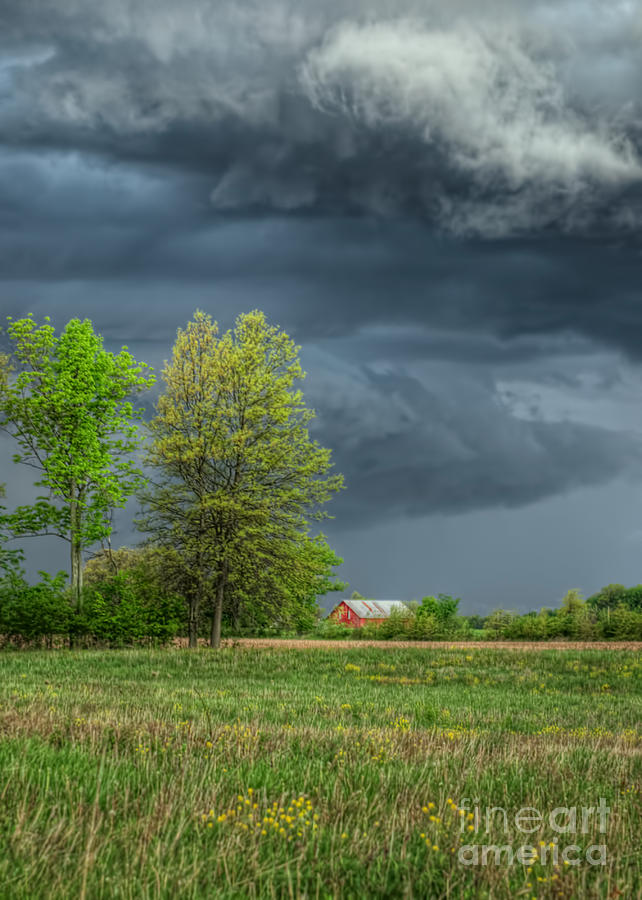 Ominous Sky of Spring Photograph by Pamela Baker