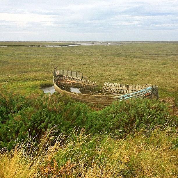 Cool Photograph - On Blakeney Marshes #iphoneography by Dave Lee