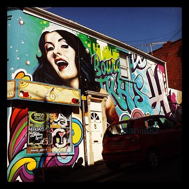 Grafite Photograph - On Hebron Road In Bedminster. #bristol by Nigel Brown
